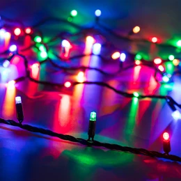 Фото #1 товара Светодиодная гирлянда ARD-STRING-CLASSIC-10000-BLACK-100LED-LIVE RGB (230V, 7W) (Ardecoled, IP65)