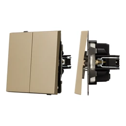 Фото #1 товара Механизм выключателя управления шторами SWT-TENDO-MKR2-SFPL-GD (230V, 10A) (Arlight, -)