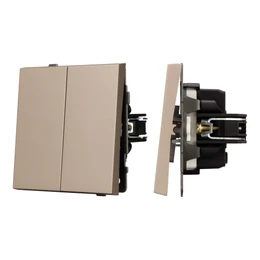 Фото #1 товара Механизм выключателя управления шторами SWT-TENDO-MKR2-PL-GD (230V, 10A) (Arlight, -)