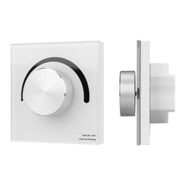 Фото #1 товара INTELLIGENT ARLIGHT Роторная панель SMART-TRIAC-601-31 Белая (230V, 1A, TUYA Wi-Fi) (IARL, IP20 Пластик, 5 лет)