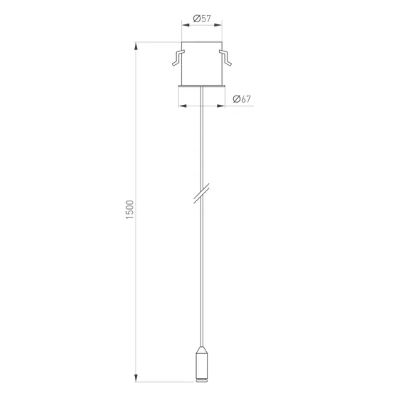 Фото #4 товара Потолочная чаша MAG-ORIENT-CANOPY-BUILT-L1500 (BK) (Arlight, Металл)