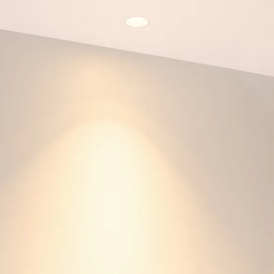 Фото #3 товара Светильник MS-INVISIO-TRIMLESS-R45-10W Warm2700 (WH-WH, 36 deg, 230V) (Arlight, IP54 Металл, 5 лет)