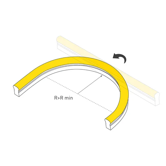 Фото #5 товара Светодиодная лента герметичная HALO-SIDE-A160-10x17mm 24V Warm3000 (10 W/m, IP67, 5m, wire x1) (Arlight, Вывод прямой, 3 года)