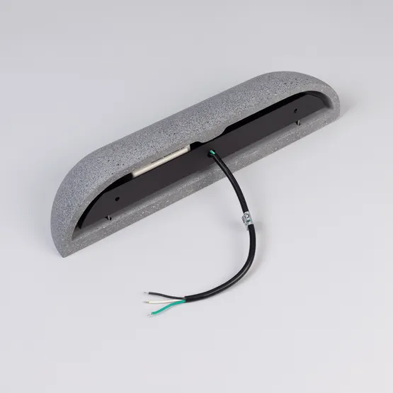 Фото #3 товара Светильник SP-BULFIN-WALL-L365-10W Warm3000 (BK, 120 deg, 230V) (Arlight, IP65 Бетон, 3 года)
