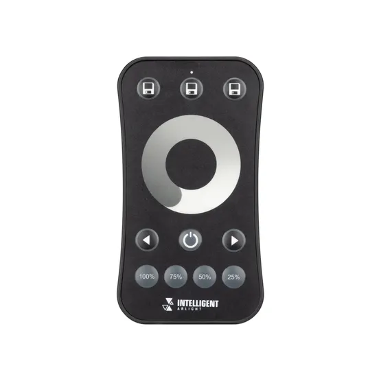 Фото #2 товара INTELLIGENT ARLIGHT Пульт SMART-801-52-1G-3SC-DIM Black (3V, 2.4G) (IARL, IP20 Пластик, 5 лет)