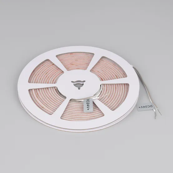 Фото #3 товара Светодиодная лента герметичная MICROLED-SEW-M320-3mm 24V Warm3000 (6 W/m, IP65, 5m) (Arlight, CRI>90)