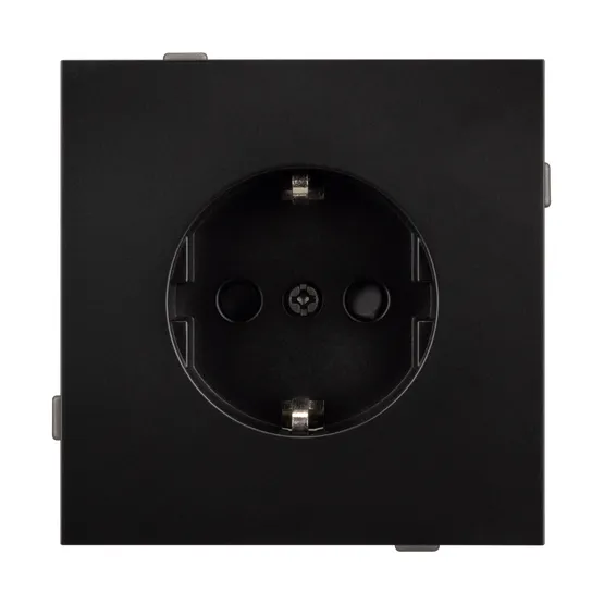 Фото #2 товара Механизм электрической розетки SCT-TENDO-MEU1-PL-BK (230V, 16A) (Arlight, -)