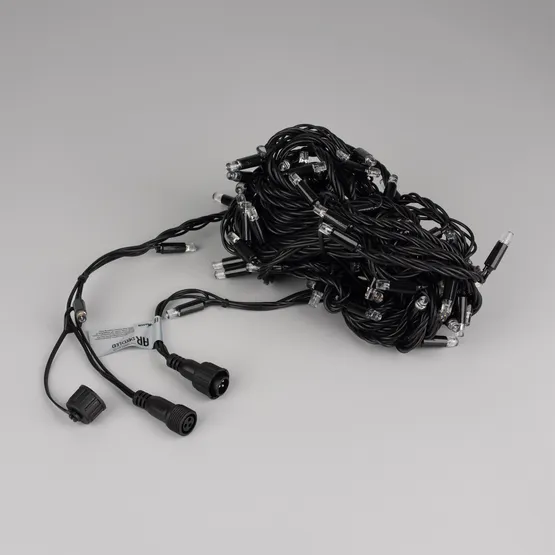 Фото #3 товара Светодиодная гирлянда ARD-STRING-CLASSIC-10000-BLACK-100LED-LIVE RGB (230V, 7W) (Ardecoled, IP65)