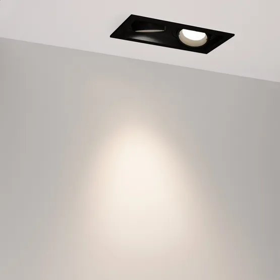 Фото #5 товара Светильник MS-VORTEX-BUILT-S210x117-2x20W Day4000 (BK-BK, 40 deg, 230V) (Arlight, IP20 Металл, 5 лет)