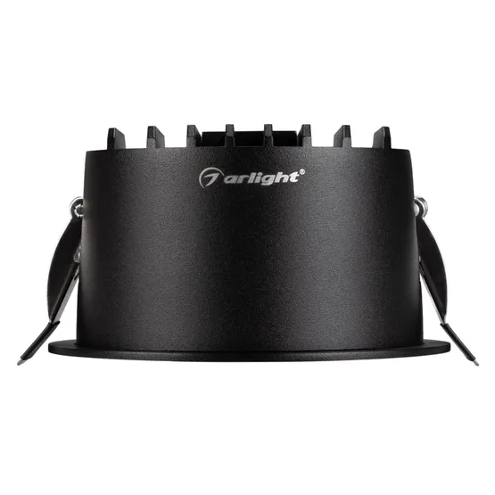 Фото #5 товара Светильник MS-DROP-BUILT-R105-14W Warm3000 (BK, 85 deg, 230V) (Arlight, IP54 Металл, 5 лет)