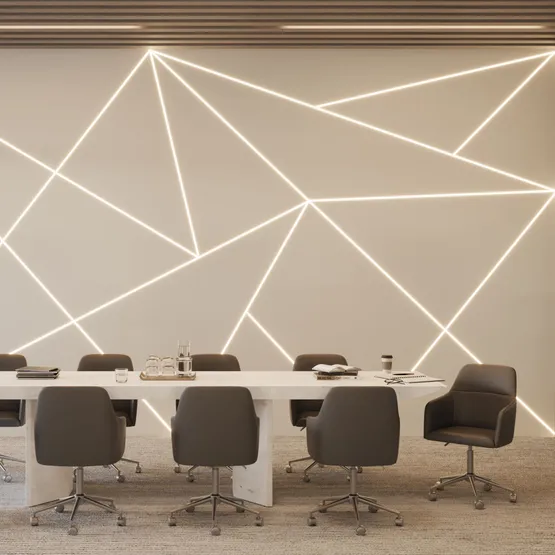 Фото #4 товара Светодиодная лента COB-X560-10mm 24V Warm2700 (9.6 W/m, IP20, 10m) (Arlight, 5 лет)