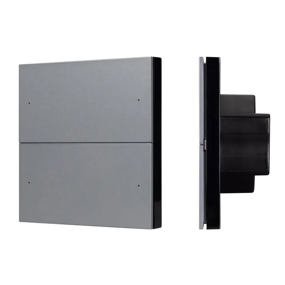 Фото #1 товара INTELLIGENT ARLIGHT Кнопочная панель SMART-ZB-801-22-1G-4SC-MULTI-IN Grey (230V) (IARL, IP20 Пластик, 5 лет)