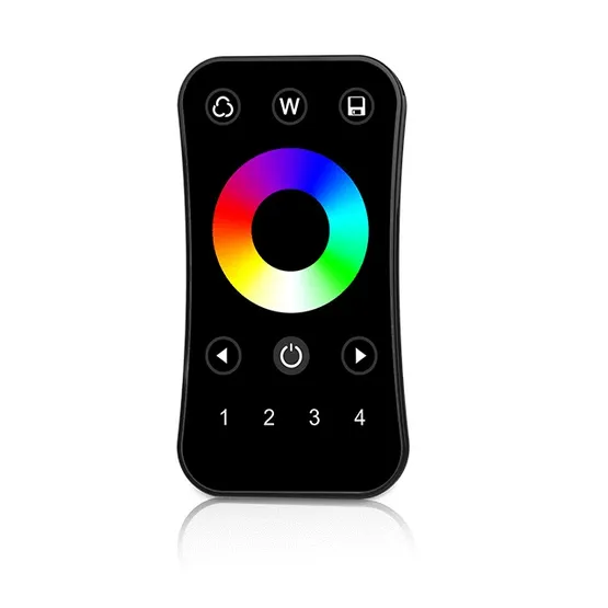 Фото товара INTELLIGENT ARLIGHT Пульт SMART-801-52-4G-1SC-RGBW Black (3V, 2.4G) (IARL, IP20 Пластик, 5 лет)