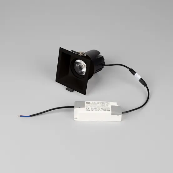 Фото #4 товара Светильник MS-FLOW-BUILT-S85x85-6W Day4000 (BK, 55 deg, 230V) (Arlight, IP20 Металл, 5 лет)