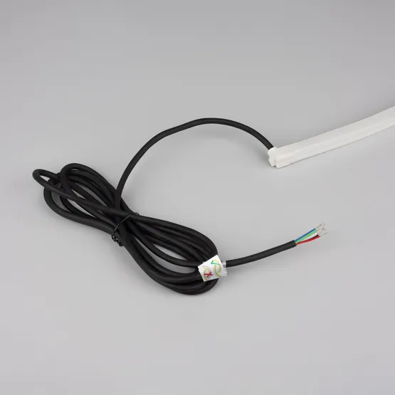 Фото #2 товара Светодиодная лента герметичная NOVA-SIDE-PU-B84-12x20mm 24V RGB-Day (15 W/m, IP68, 3m, wire x1) (Arlight, Полиуретан)
