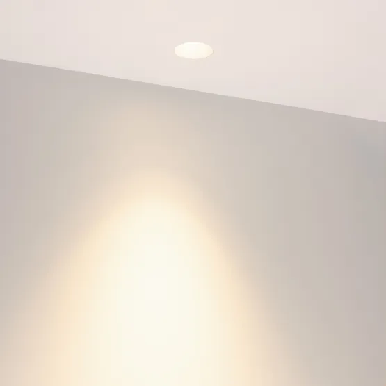 Фото #4 товара Светильник MS-INVISIO-TRIMLESS-R55-15W Warm3000 (WH-WH, 36 deg, 230V) (Arlight, IP54 Металл, 5 лет)