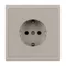 Минифото #2 товара Механизм электрической розетки SCT-NOBE-MEU1-SFPL-CA (230V, 16A) (Arlight, Кашемир)