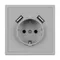 Минифото #4 товара Механизм розетки с USB зарядкой SCT-NOBE-MUAA-SFPL-IS (230V, 16A)  (Arlight, Никель)