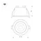 Минифото #5 товара Светильник MS-ALORA-BUILT-R140-12W Day4000-MIX (WH, 40 deg, TRIAC) (Arlight, IP54 Пластик, 3 года)