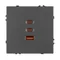 Минифото #4 товара Механизм розетки с быстрой USB зарядкой SCT-NOBE-MUACC-SFPL-FC-GR (65W, QC3) (Arlight, -)