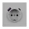 Минифото #2 товара Механизм розетки с USB зарядкой SCT-NOBE-MUAC-SFPL-IS (230V, 16A) (Arlight, Никель)