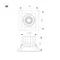 Минифото #3 товара Светильник MS-VORTEX-BUILT-S140x140-30W Warm3000 (WH-WH, 50 deg, 230V) (Arlight, IP20 Металл, 5 лет)