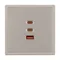 Минифото #2 товара Механизм розетки с быстрой USB зарядкой SCT-NOBE-MUACC-SFPL-FC-CA (65W, QC3) (Arlight, -)