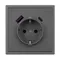 Минифото #4 товара Механизм розетки с USB зарядкой SCT-NOBE-MUAC-SFPL-GR (230V, 16A) (Arlight, Серый базальт)