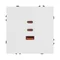 Минифото #2 товара Механизм розетки с быстрой USB зарядкой SCT-NOBE-MUACC-SFPL-FC-WH (65W, QC3) (Arlight, -)